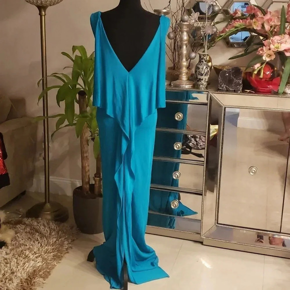 ESCADA Absolutely Gorgeous Evening Dress Size M - Picture 3 of 7